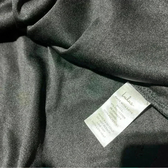 Lulus Divine Darling Black Ruffled Sleeve Skater Dress Large- NWT $69 Retail - Picture 9 of 13